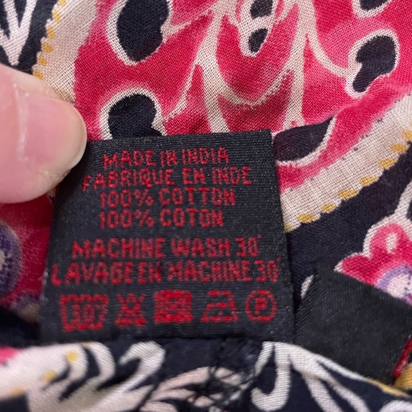 Aller Simplement multicolored 3/4 sleeve tunic w/ asymmetrical hem sz XL - Picture 13 of 13